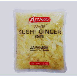 SUSHI GINGER SLICED WHITE 1.5kg